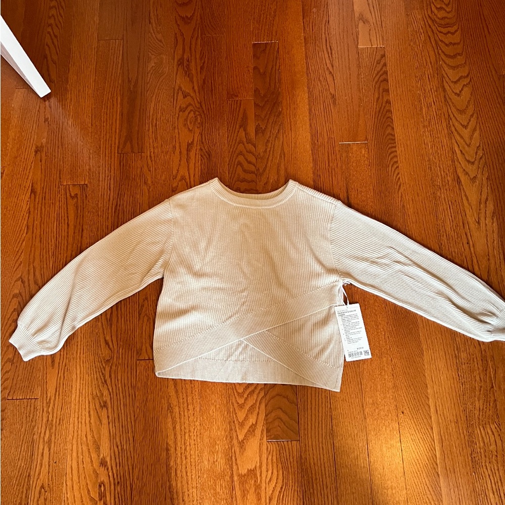 Reversible Crossover Sweater. NEW